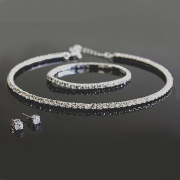 COPY - Swarovski Elements Austrian Crystals Jewelry Set - Picture 3 of 10